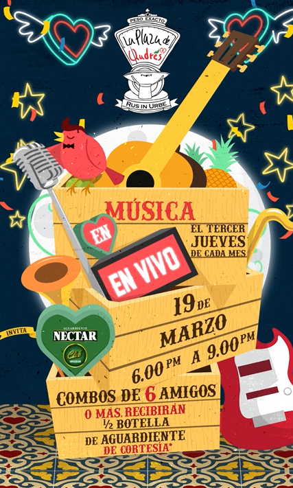 NOCHES DE PLAZA EN MARZO