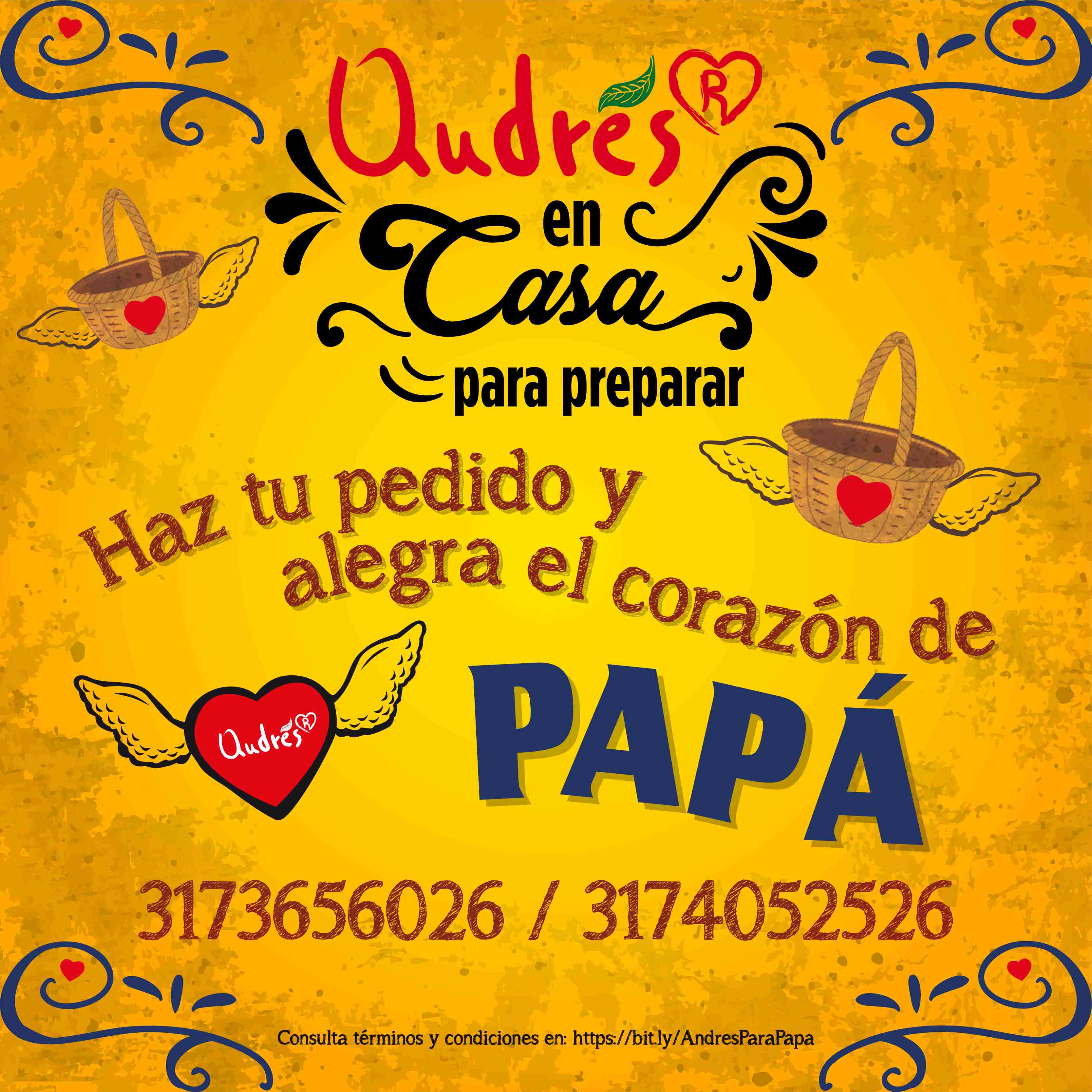 CONOCE LAS CANASTAS PARA PAPÁ ANDRÉS EN CASA