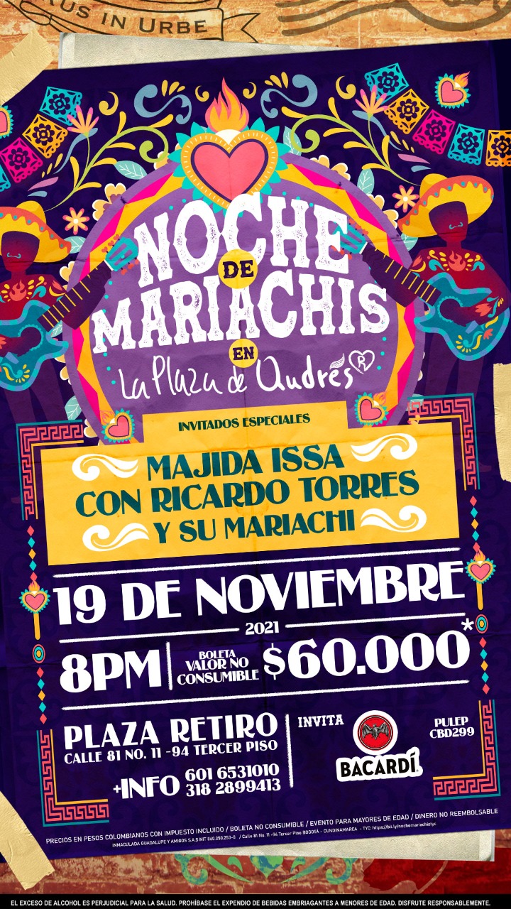 TÉRMINOS Y CONDICIONES NOCHE DE MARIACHIS EN LA PLAZA